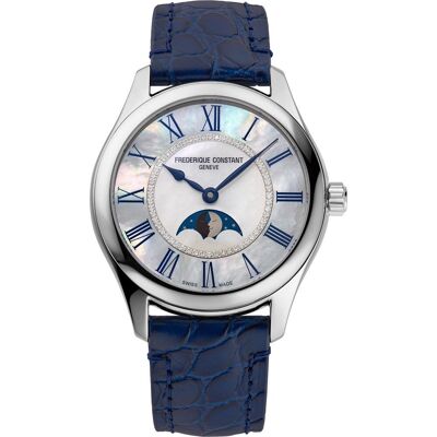 Frederique Constant Classics FC-331MPWND3B6 Elegance Luna Horloge Frederique Constant Classics FC-331MPWND3B6 Elegance Luna Horloge