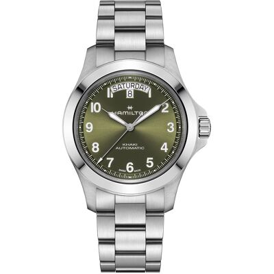 Hamilton Field H64475160 Khaki Field King Horloge Hamilton Field H64475160 Khaki Field King Horloge