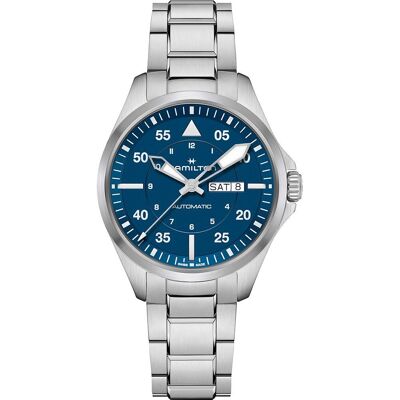 Hamilton Aviation H64635140 Khaki Pilot Day-Date Horloge Hamilton Aviation H64635140 Khaki Pilot Day-Date Horloge