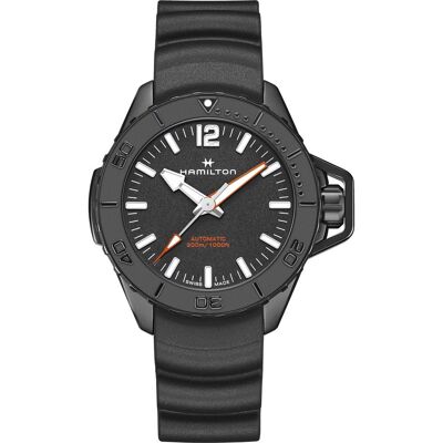 Hamilton Navy H77855330 Khaki Navy Frogman Horloge Hamilton Navy H77855330 Khaki Navy Frogman Horloge