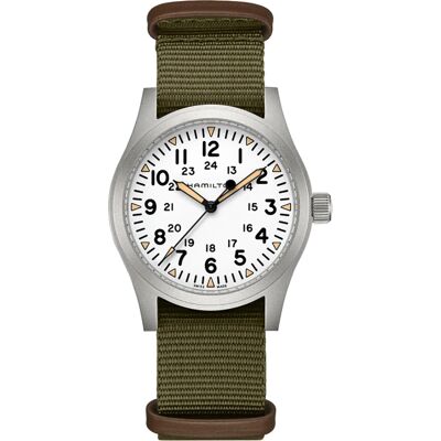 Hamilton Field H69529913 Khaki Mechanical Horloge Hamilton Field H69529913 Khaki Mechanical Horloge