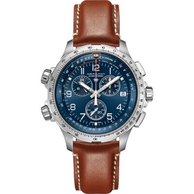 Hamilton Aviation H77922541 Khaki X-Wind GMT Horloge Hamilton Aviation H77922541 Khaki X-Wind GMT Horloge