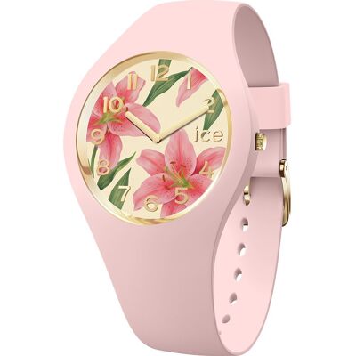 Ice-Watch Ice-Iconic 025900 ICE flower - Soft Pink Lily Horloge Ice-Watch Ice-Iconic 025900 ICE flower - Soft Pink Lily Horloge