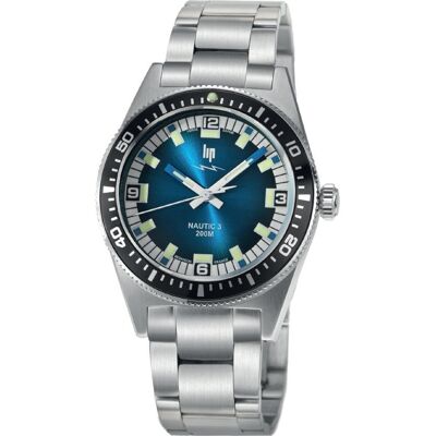 LIP Nautic 671863 Nautic 3 Quartz Horloge LIP Nautic 671863 Nautic 3 Quartz Horloge