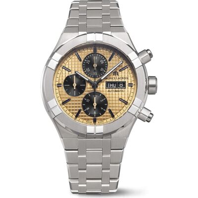 Maurice Lacroix Aikon AI6038-TT032-530-1 Aikon Automatic Chronograph Horloge Maurice Lacroix Aikon AI6038-TT032-530-1 Aikon Automatic Chronograph Horloge