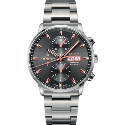 MIDO Commander M0164141106100 Commander Chronograph Horloge MIDO Commander M0164141106100 Commander Chronograph Horloge