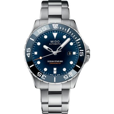 MIDO Ocean Star M0266081104101 Ocean Star 600 Chronometer Horloge MIDO Ocean Star M0266081104101 Ocean Star 600 Chronometer Horloge