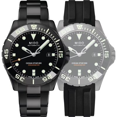 MIDO Ocean Star M0266083305100 Ocean Star 600 Chronometer Horloge MIDO Ocean Star M0266083305100 Ocean Star 600 Chronometer Horloge