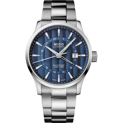 MIDO Multifort M0384291104100 Multifort Dual Time Horloge MIDO Multifort M0384291104100 Multifort Dual Time Horloge