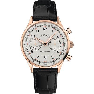 MIDO Multifort M0404273626200 Multifort Patrimony Chronograph Horloge MIDO Multifort M0404273626200 Multifort Patrimony Chronograph Horloge