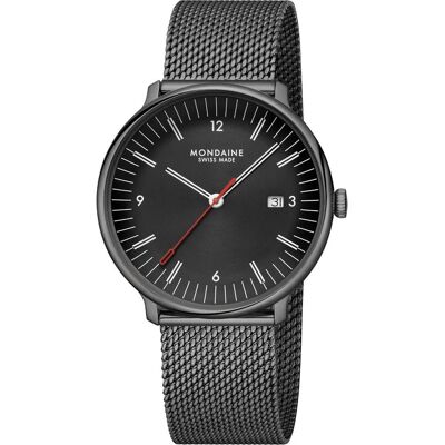 Mondaine Doppio MLE.41220.SM Horloge Mondaine Doppio MLE.41220.SM Horloge