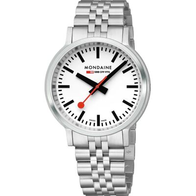 Mondaine Classic - Stop2Go MST.4101B.SJ.2SE Horloge Mondaine Classic - Stop2Go MST.4101B.SJ.2SE Horloge