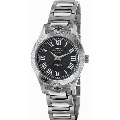 Mondia MS-206-SS-BKRM-CM Affinity Symbol Horloge Mondia MS-206-SS-BKRM-CM Affinity Symbol Horloge