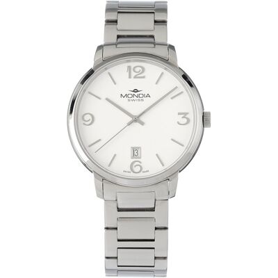 Mondia MS-227-SS-SLRM-CM Elegance Classic Horloge Mondia MS-227-SS-SLRM-CM Elegance Classic Horloge