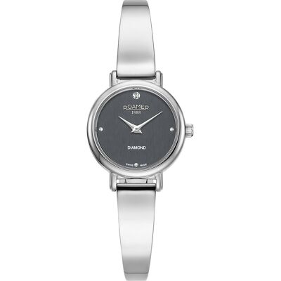 Roamer Elegance 548845-41-55-50 Elegance Diamond Round Horloge Roamer Elegance 548845-41-55-50 Elegance Diamond Round Horloge