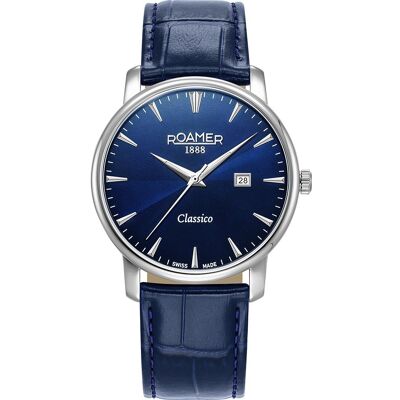 Roamer Classic Line 971856-41-45-05 Classico Gents Horloge Roamer Classic Line 971856-41-45-05 Classico Gents Horloge