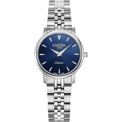 Roamer Classic Line 971857-41-45-50 Classico Ladies Horloge Roamer Classic Line 971857-41-45-50 Classico Ladies Horloge