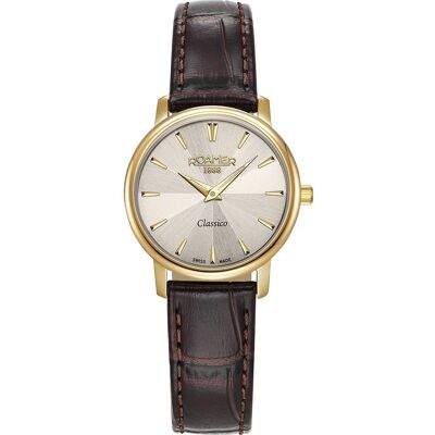 Roamer Classic Line 971857-48-55-05 Classico Ladies Horloge Roamer Classic Line 971857-48-55-05 Classico Ladies Horloge