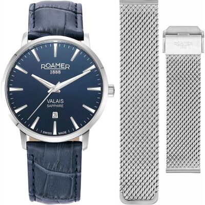 Roamer Valais 988833-41-45-05 Valais Interchangeable Box Set Horloge Roamer Valais 988833-41-45-05 Valais Interchangeable Box Set Horloge