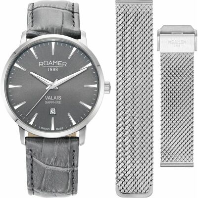 Roamer Valais 988833-41-55-05 Valais Interchangeable Box Set Horloge Roamer Valais 988833-41-55-05 Valais Interchangeable Box Set Horloge