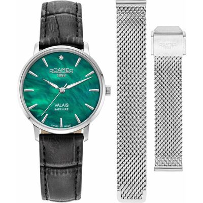 Roamer Valais 989847-41-70-05 Valais Interchangeable Box Set Horloge Roamer Valais 989847-41-70-05 Valais Interchangeable Box Set Horloge
