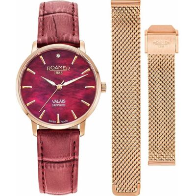 Roamer Valais 989847-46-60-05 Valais Interchangeable Box Set Horloge Roamer Valais 989847-46-60-05 Valais Interchangeable Box Set Horloge