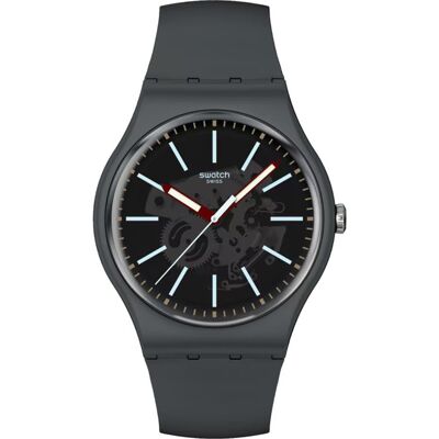 Swatch Originals Large (41mm) SO29A101 Coblestone Street Horloge Swatch Originals Large (41mm) SO29A101 Coblestone Street Horloge