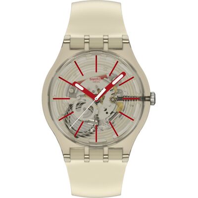 Swatch Originals Large (41mm) SO29K119 Revealed in the sand Horloge Swatch Originals Large (41mm) SO29K119 Revealed in the sand Horloge