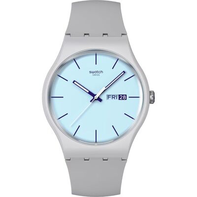 Swatch Originals Large (41mm) SO29M702 Blueberry Sky Horloge Swatch Originals Large (41mm) SO29M702 Blueberry Sky Horloge