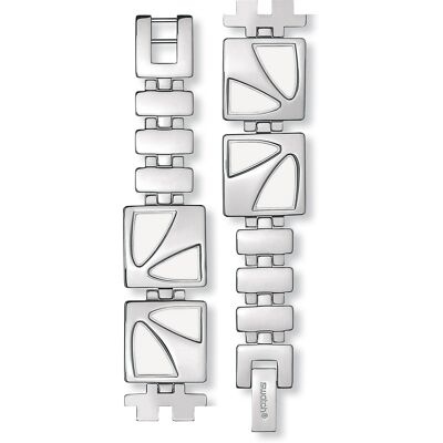 Swatch Plastic - Square SUB 18mm ASUBM115G SUBM115G Petal Of Ivory band Swatch Plastic - Square SUB 18mm ASUBM115G SUBM115G Petal Of Ivory band