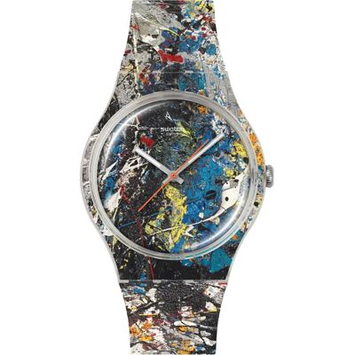 Swatch Originals Large (41mm) SUOZ366 Pollock's alchemy Horloge Swatch Originals Large (41mm) SUOZ366 Pollock's alchemy Horloge