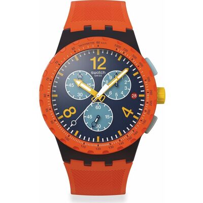 Swatch New Chrono Plastic SUSI400 Camo Flash Horloge Swatch New Chrono Plastic SUSI400 Camo Flash Horloge