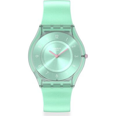 Swatch Skin SS08L100 Pastelicious Teal Horloge Swatch Skin SS08L100 Pastelicious Teal Horloge