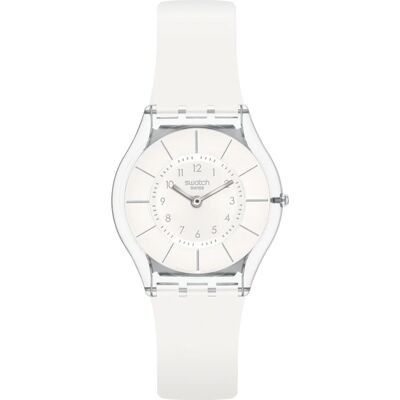 Swatch Skin SS08K102-S14 White Classiness Horloge Swatch Skin SS08K102-S14 White Classiness Horloge