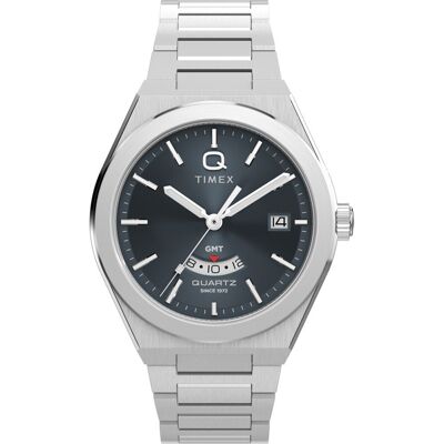 Timex Q TW2Y12100 Q Continental GMT Horloge Timex Q TW2Y12100 Q Continental GMT Horloge