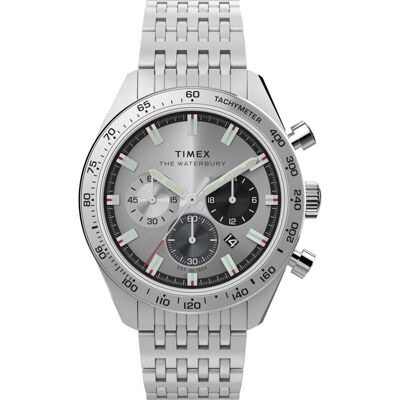Timex Waterbury TW2Y18700 Waterbury Traditional Chronograph Horloge Timex Waterbury TW2Y18700 Waterbury Traditional Chronograph Horloge