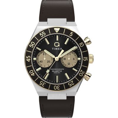 Timex Q TW2Y56000 Q Continental Chronograph Horloge Timex Q TW2Y56000 Q Continental Chronograph Horloge