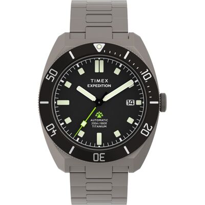 Timex Expedition TW2Y63800 Expedition Pioneer Titanium Automatic Horloge Timex Expedition TW2Y63800 Expedition Pioneer Titanium Automatic Horloge