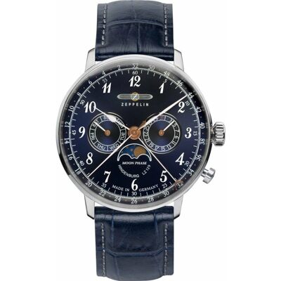 Zeppelin LZ 129 Hindenburg 7036-3 LZ 129 Hindenburg Mondphase Horloge Zeppelin LZ 129 Hindenburg 7036-3 LZ 129 Hindenburg Mondphase Horloge