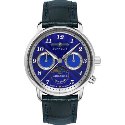 Zeppelin Friedrichshafen 8639-3 Ultramarin Horloge Zeppelin Friedrichshafen 8639-3 Ultramarin Horloge