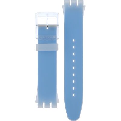 Swatch Plastic - Originals Large (41mm) SUO/SO29/SO32 ASUOK156 SUOK156 Clearly Blue Striped band Swatch Plastic - Originals Large (41mm) SUO/SO29/SO32 ASUOK156 SUOK156 Clearly Blue Striped band