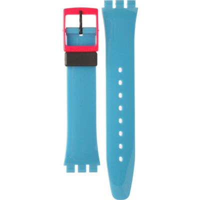 Swatch Plastic - Originals Medium (34mm) /Access/Solar/Musicall/Stop - G/SK/SL/SR/SS/SO28 AGB269 GB269 Cobalt 'N Pink band Swatch Plastic - Originals Medium (34mm) /Access/Solar/Musicall/Stop - G/SK/SL/SR/SS/SO28 AGB269 GB269 Cobalt 'N Pink band