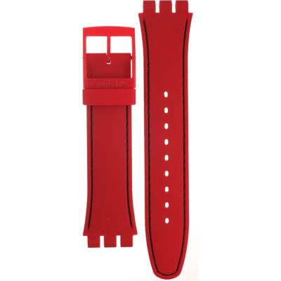 Swatch Plastic - Originals Large (41mm) SUO/SO29/SO32 ASUOR104 SUOR104 Red Brake band Swatch Plastic - Originals Large (41mm) SUO/SO29/SO32 ASUOR104 SUOR104 Red Brake band