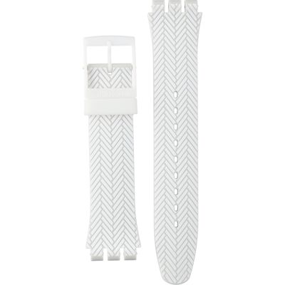 Swatch Plastic - Originals Large (41mm) SUO/SO29/SO32 ASUOW131 SUOW131 White Gloves band Swatch Plastic - Originals Large (41mm) SUO/SO29/SO32 ASUOW131 SUOW131 White Gloves band
