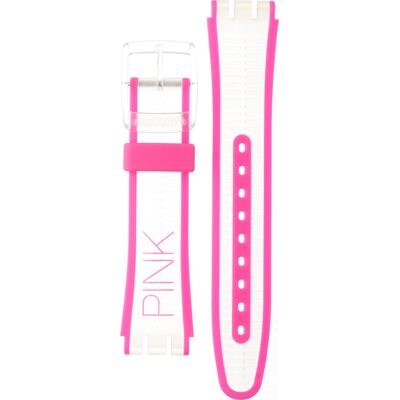 Swatch Plastic - Jelly In Jelly - SUJ ASUJK103 SUJK103 Pink Sea band Swatch Plastic - Jelly In Jelly - SUJ ASUJK103 SUJK103 Pink Sea band