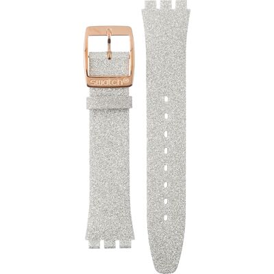 Swatch Irony - Medium - YL AYLG145 YLG145 Grey Sparkle band Swatch Irony - Medium - YL AYLG145 YLG145 Grey Sparkle band