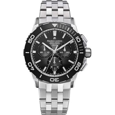 Maurice Lacroix Pontos PT1038-SSL22-330-1 Pontos S Solar Chronograph Horloge Maurice Lacroix Pontos PT1038-SSL22-330-1 Pontos S Solar Chronograph Horloge