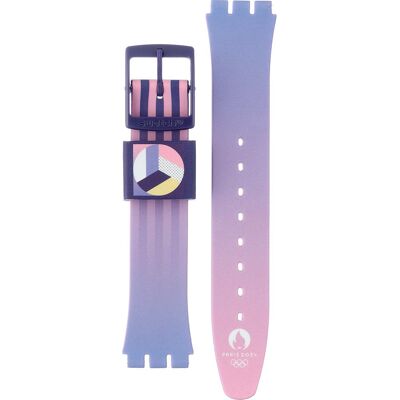 Swatch Plastic - Originals Medium (34mm) /Access/Solar/Musicall/Stop - G/SK/SL/SR/SS/SO28 ASO28V700 Purple Rollshot band Swatch Plastic - Originals Medium (34mm) /Access/Solar/Musicall/Stop - G/SK/SL/SR/SS/SO28 ASO28V700 Purple Rollshot band