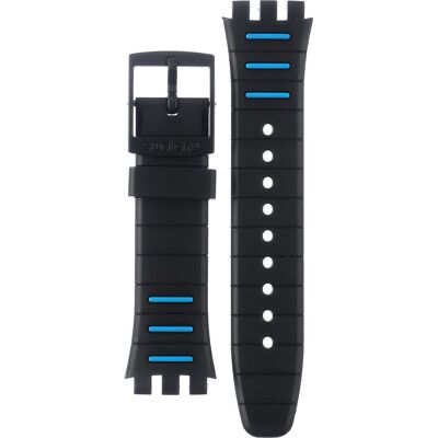 Swatch Plastic - New Chrono - SUS ASUSB410 SUSB410 Black Spy band Swatch Plastic - New Chrono - SUS ASUSB410 SUSB410 Black Spy band