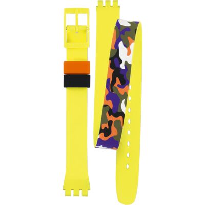 Swatch Plastic - Originals Small (25mm) - L ALJ110 LJ110 Camojaune band Swatch Plastic - Originals Small (25mm) - L ALJ110 LJ110 Camojaune band